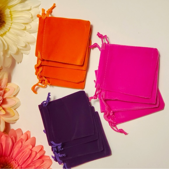 Velour Velvet Bags/Pouches 20 PCS - Picture 9 of 9